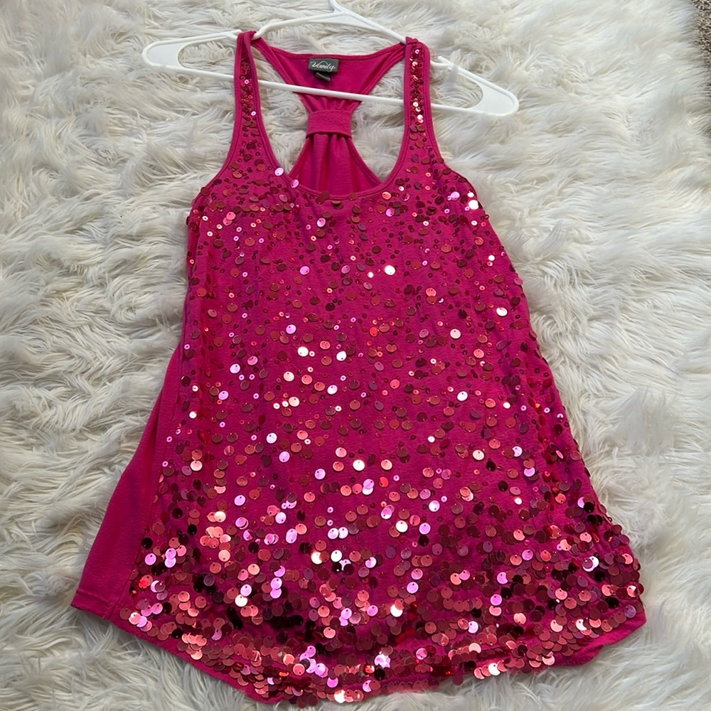 Vanity Sequin Tank Top